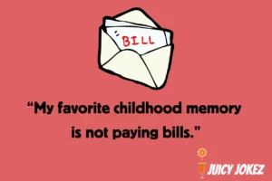 Adult Joke about paying bills