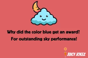 Joke about blue sky color