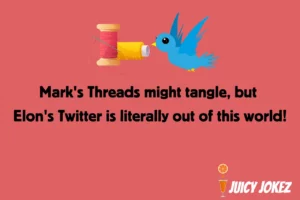 Thread vs Twitter joke